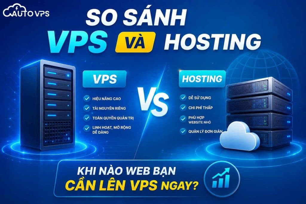 So Sánh Hosting và VPS