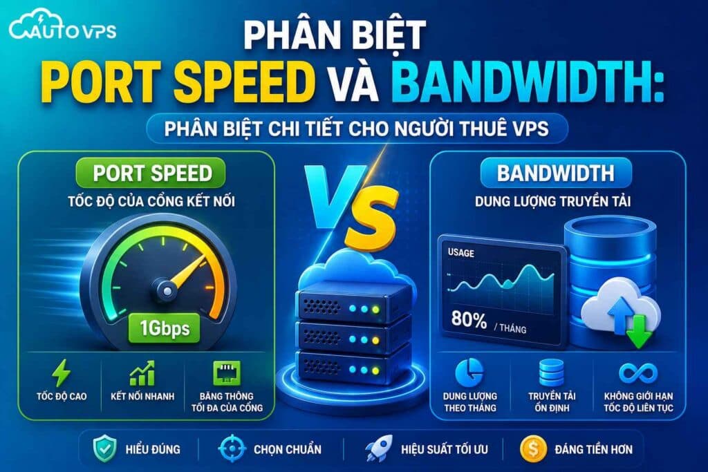 Phân Biệt Port Speed & Bandwidth
