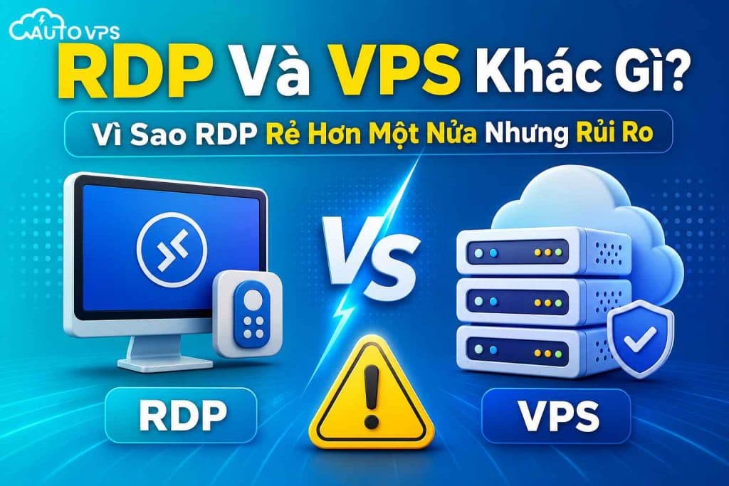 RDP Và VPS Khác Gì