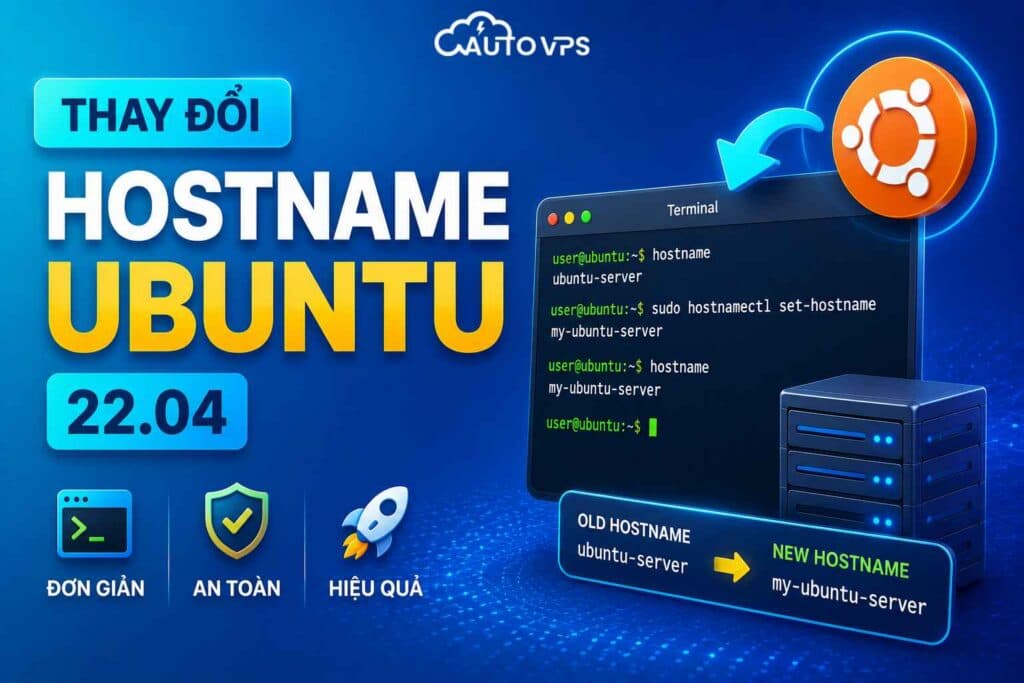 Thay Đổi Hostname Ubuntu 22.04