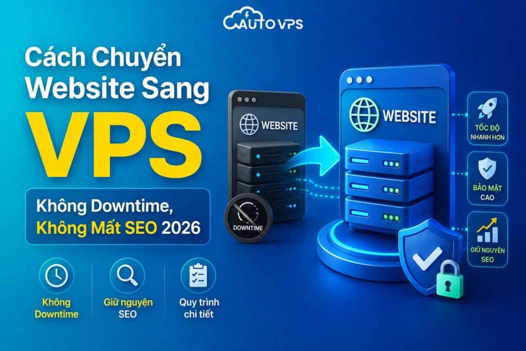 di chuyển dữ liệu website trên VPS